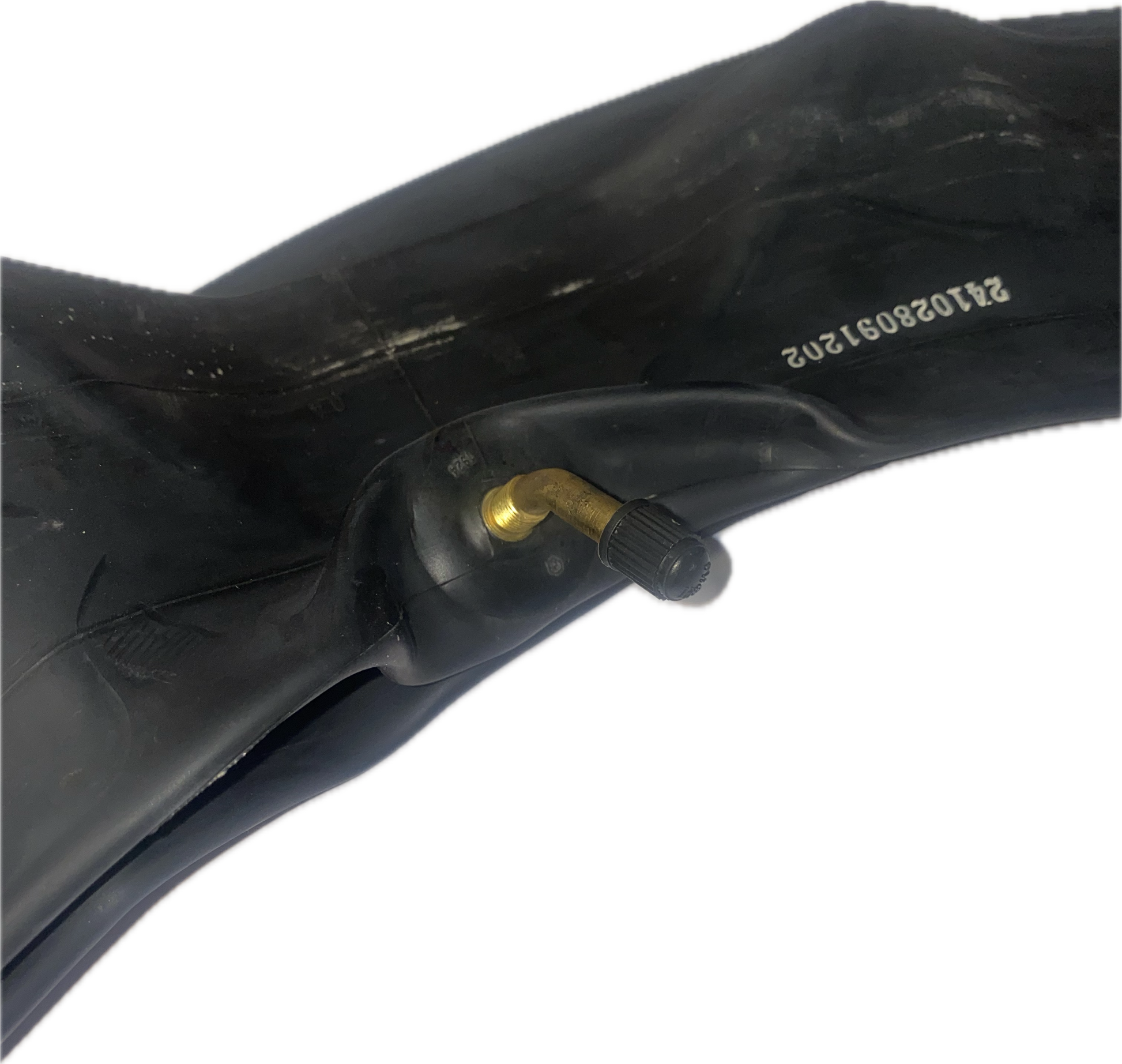 DutchPerfect Inner Tube Dutch Perfect Fatbike 20 x 4,00 40-540 mm AV Bent 45 ° noir