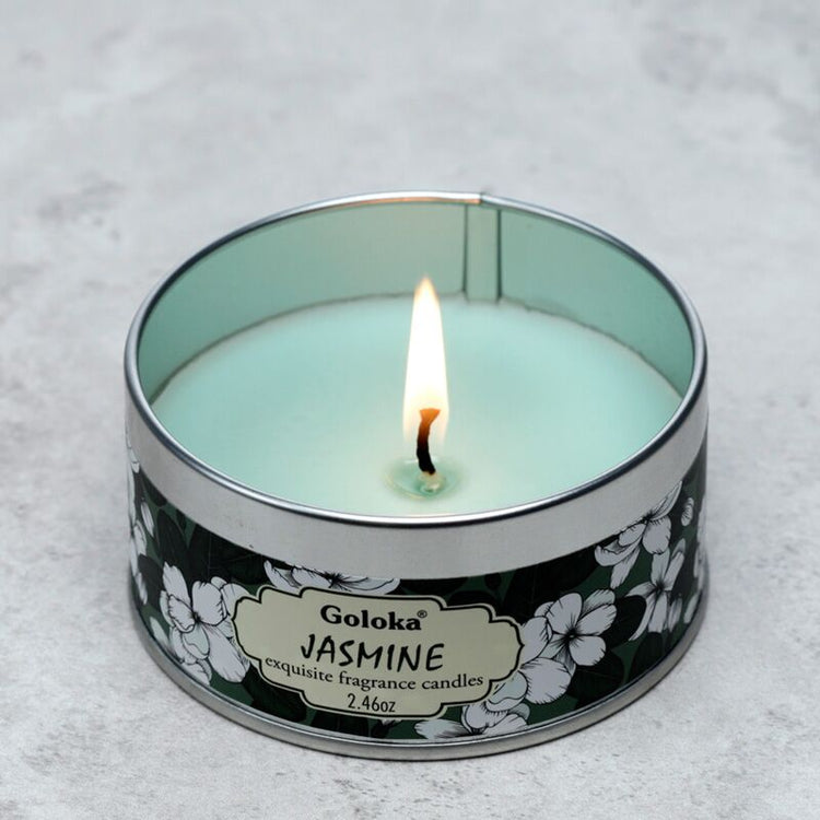 Goloka jasmin de paraffine cire de cire de cire parfumée en conserve