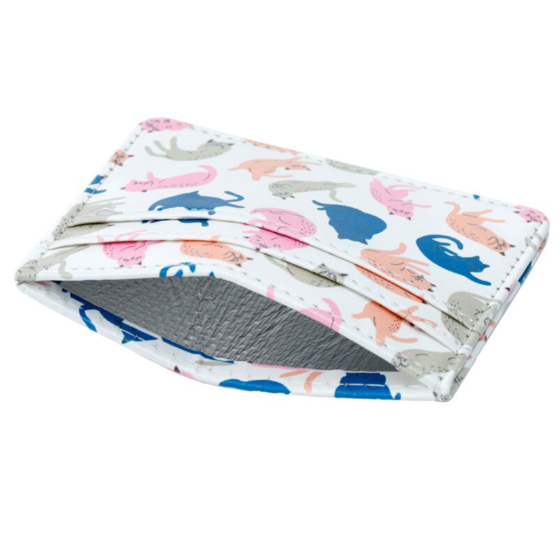 Cat's Life Fabrics RFID Protection Anti-Skim Carte Holder