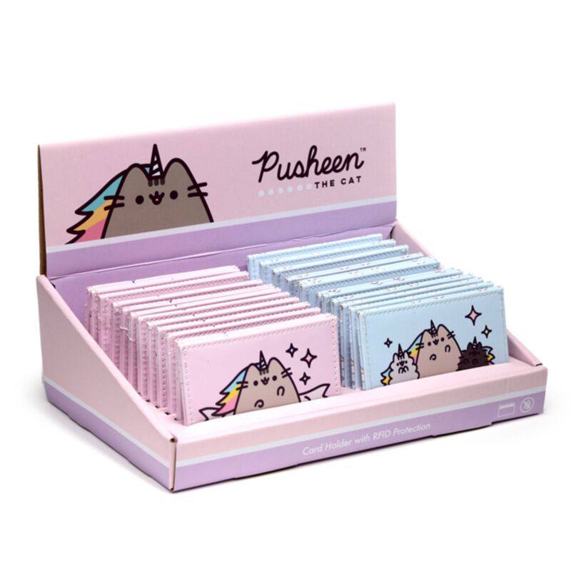 Chatte le support de carte de protection RFID en tissu de chat