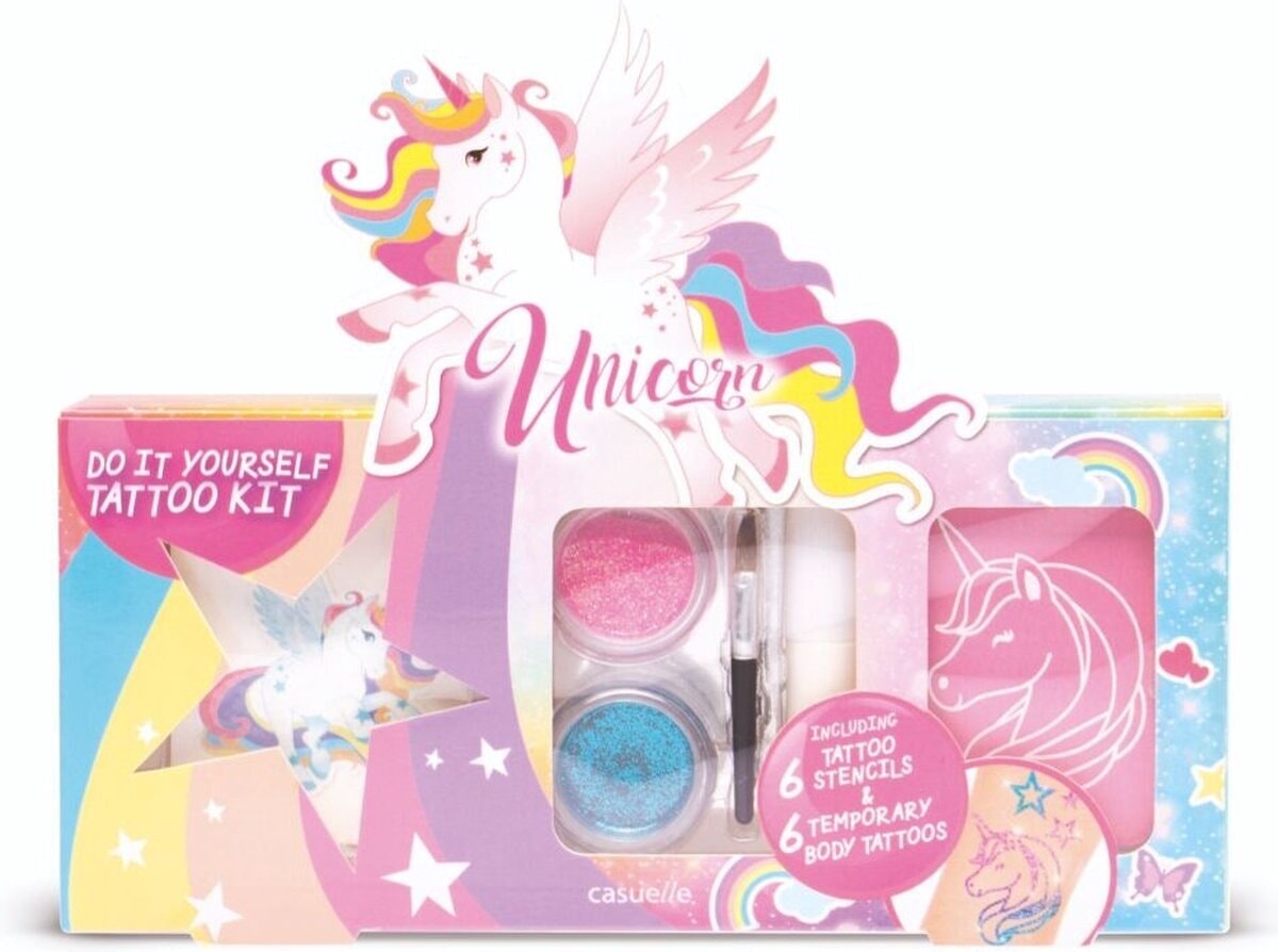 Ensemble de tatouage Casuelle Unicorn