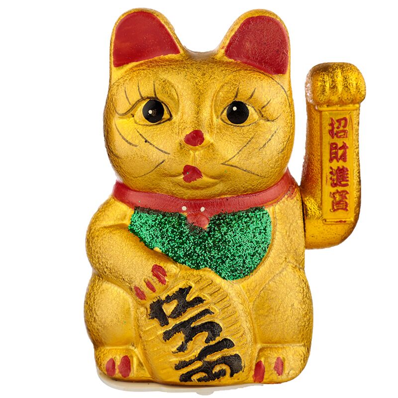 Les yeux ouverts 17cm maneki coucho chat chanceux