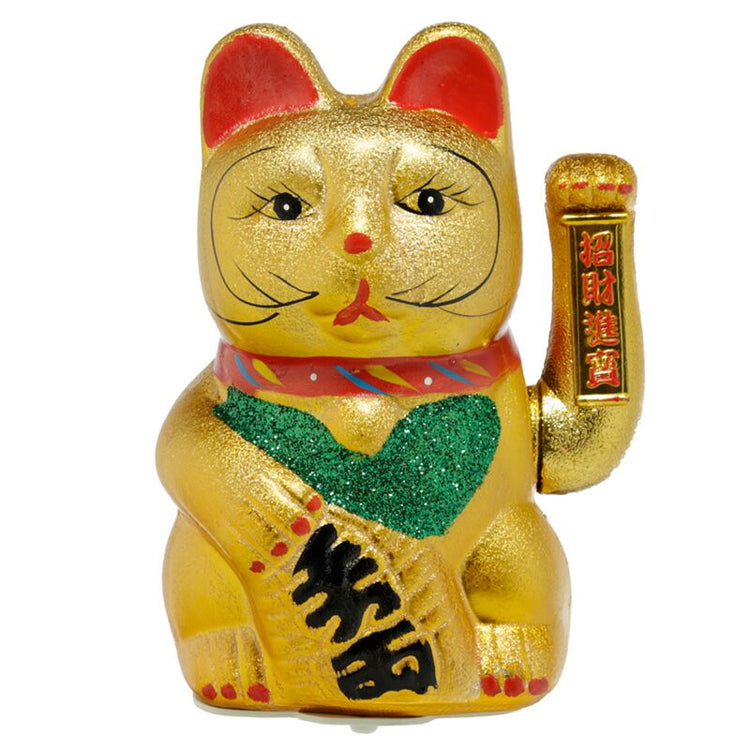 Les yeux ouverts 21cm maneki neko chat chanceux