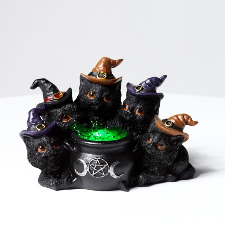 Sorcières Black Cat LED bouillonnant Ketel