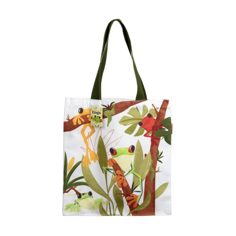 Sac polycottone des grenouilles tropicales