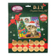 Peinture en diamant cartes de Noël de chaton confortables faire 18x18 cm
