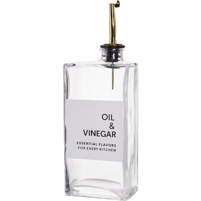Bouteille de vinaigre d'huile et de vinaigre en verre, excellent article ménager, 500ml