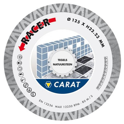 Lame de scie diamantée Carat ø125 cdb carrelage pierre naturelle