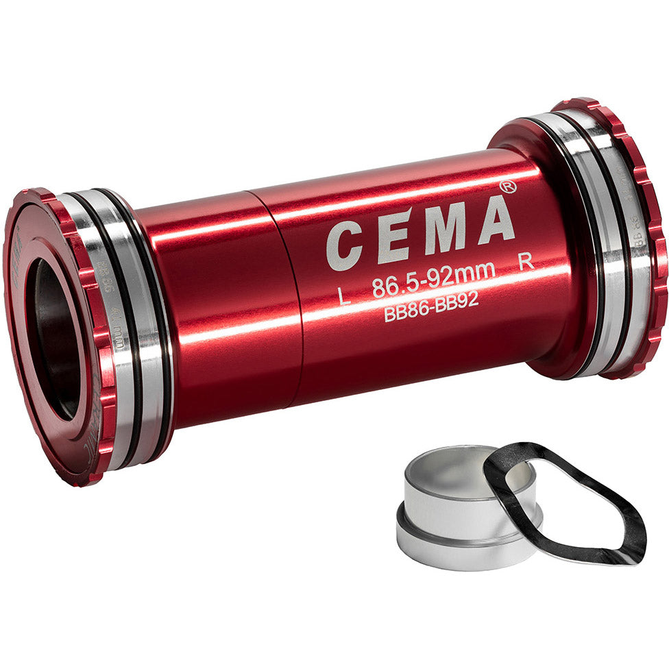 CEMA BRACKETAS BB86-BB92 SRAM GXP SG3 Rouge en céramique revêtu