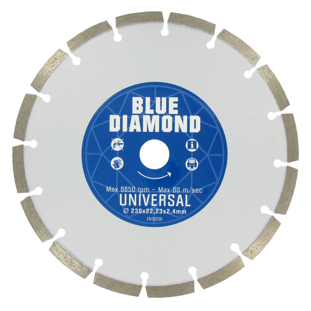 Lame de scie diamantée Carat ø150 diamant bleu universelle