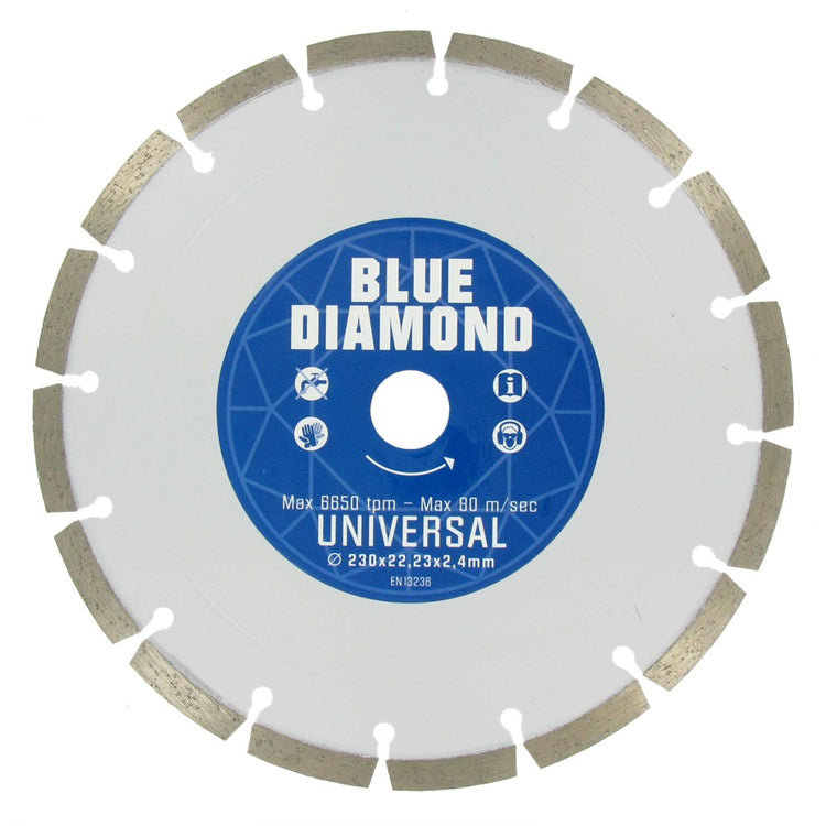 Lame de scie diamantée Carat ø150 diamant bleu universelle