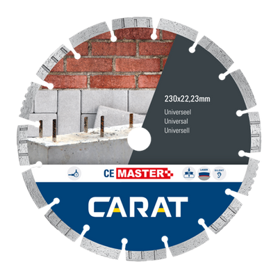 Lame de scie diamantée Carat 230x22,23 universelle ce master