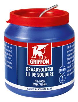 Fil à souder Griffon 40 60 âme résine 3mm 500gr