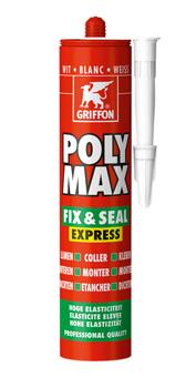Mastic de montage Griffon polymax fix seal blanc 425g