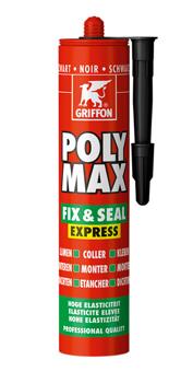 Kit joint de montage Griffon polymax fix seal noir 425g