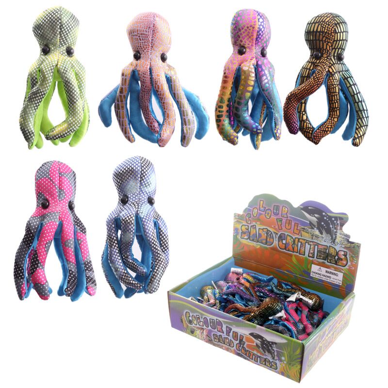 Octopus Animal câlins des animaux de sable 13 cm
