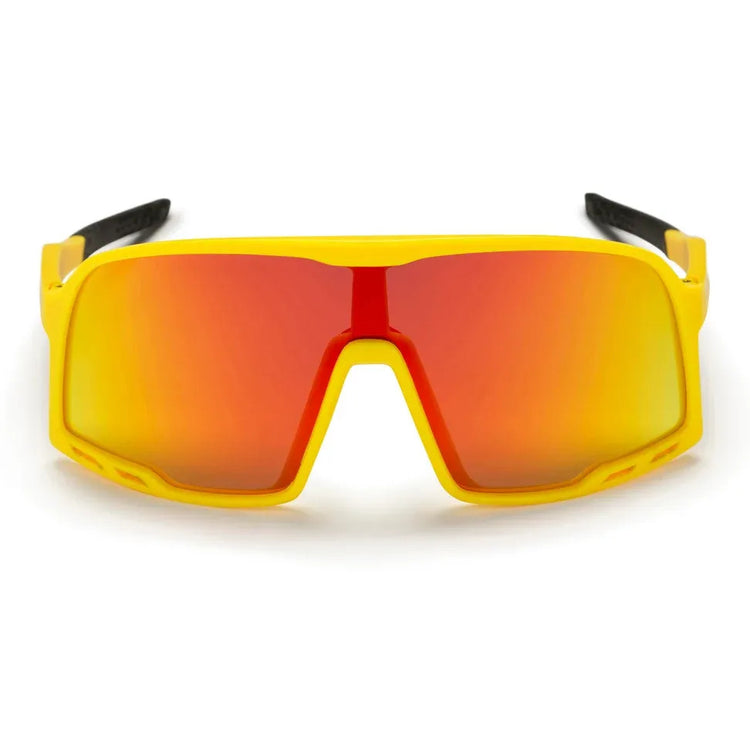 Lunettes Chpo Henrik jaune rouge miroir