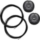 Buzaglo catlike twist lock maxino rc1 compact'o réflexion x noir (2pcs)