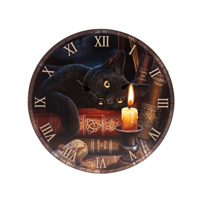 Lisa Parker Witching Hour Cats Horloge imprimée