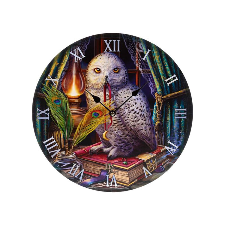 Lisa Parker Wachter de Proverbes uil imprimé horloge