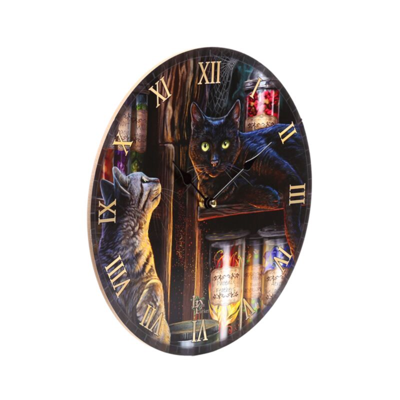 Lisa Parker Magical Emporium Cats Horloge imprimée