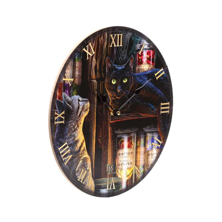 Lisa Parker Magical Emporium Cats Horloge imprimée