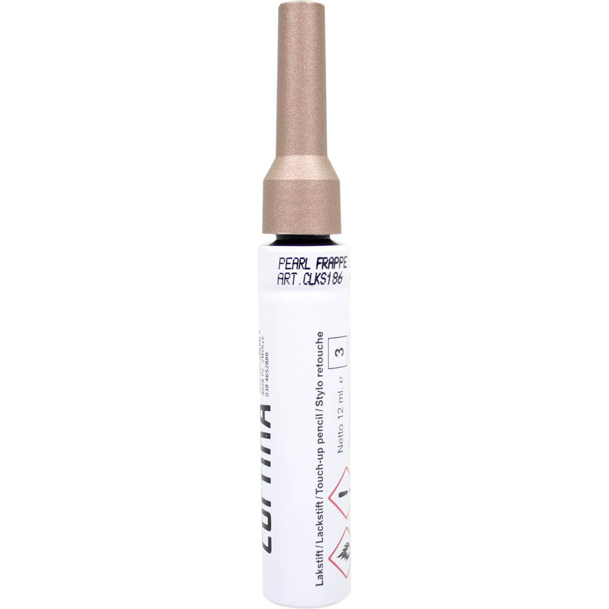 Cortina marqueur de peinture perle frappe brillant