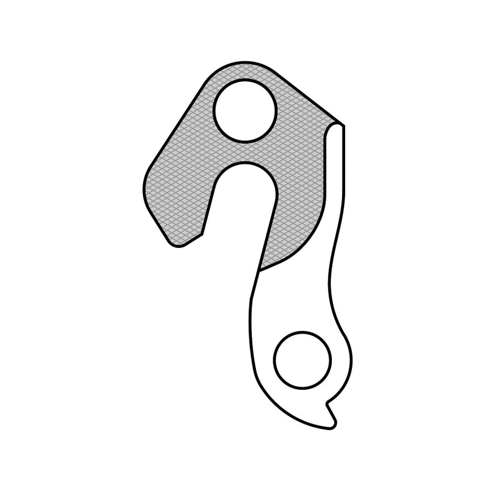Union Derilleurpad GH-258 Stevens, Corratec