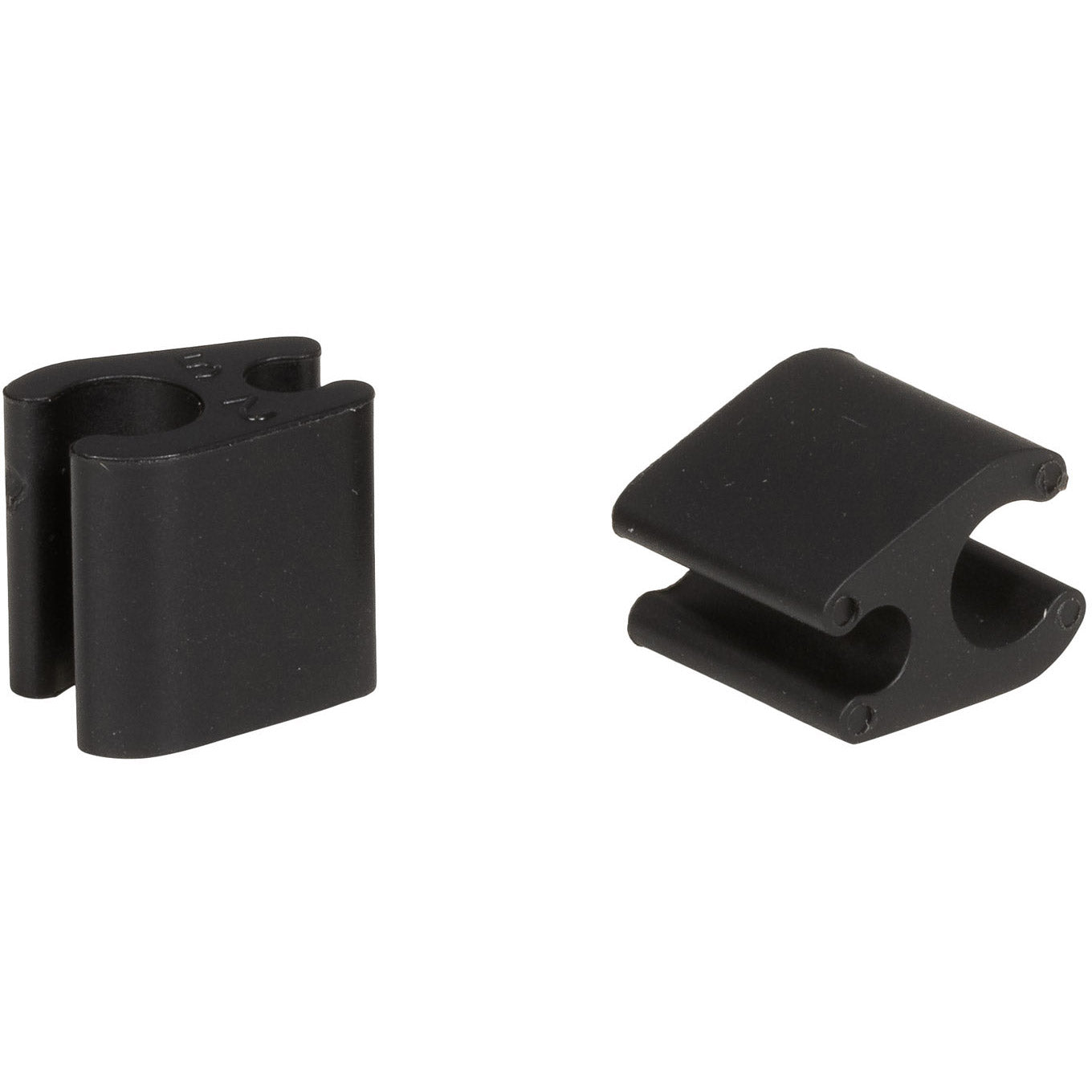 Elvedes Kabelclips Duo PVC 4,1 mm + 4,1 mm zwart (50 stuks)