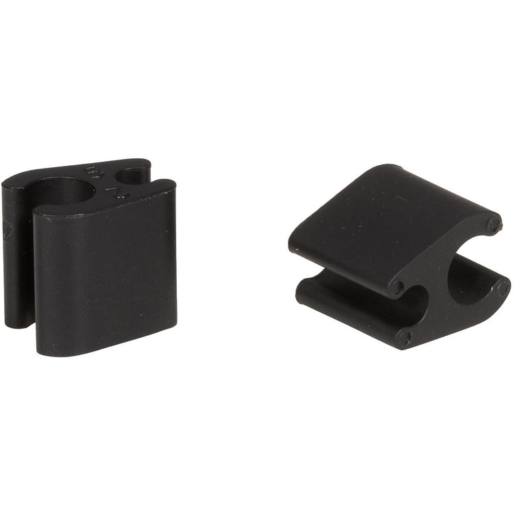 Elvedes Kabelclips Duo PVC 4,1 mm + 4,1 mm zwart (50 stuks)