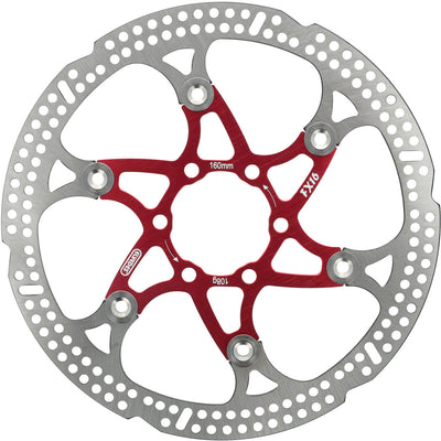 Rotor flottant Elvedes 160 mm 108g 6 trous + coup rouge 2015148