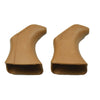 Handle de frein caoutchoucs cldxs brun 7 cm 2 pièces