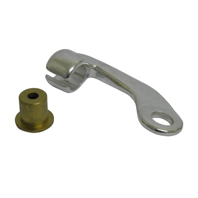 Guide-câble VWP avec douille en aluminium p. montage argent 1266-a