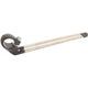 Potence de guidon Kalloy 22.2mm 40 280 acier inoxydable noir chrome