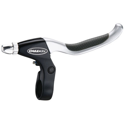 TEKTRO CL530TS+CL533RT Poignée de frein Rollerbrake 4 doigts noir satiné avec cloche (emballage pendentif)