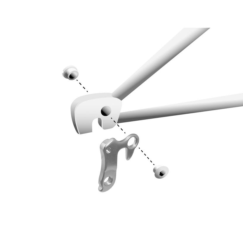 patte de dérailleur GH-021 argent