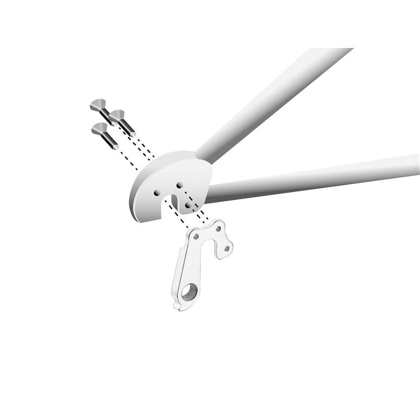 Patin de dérailleur union GH-098 avec jeu de vis M3x0,5