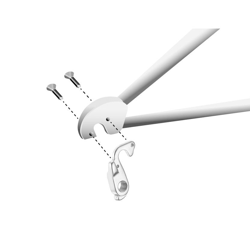 Patin de dérailleur union GH-111 avec jeu de vis M3x0,5