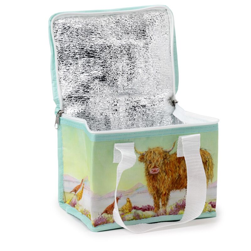 Jan Pashley Highland Cow RPET Sac à lunch pour sac à coler durable