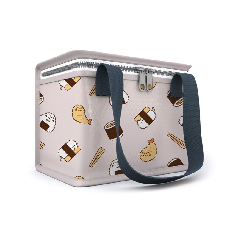 Sac isotherme en Rpet, sac à déjeuner pusheen le chat sushi club