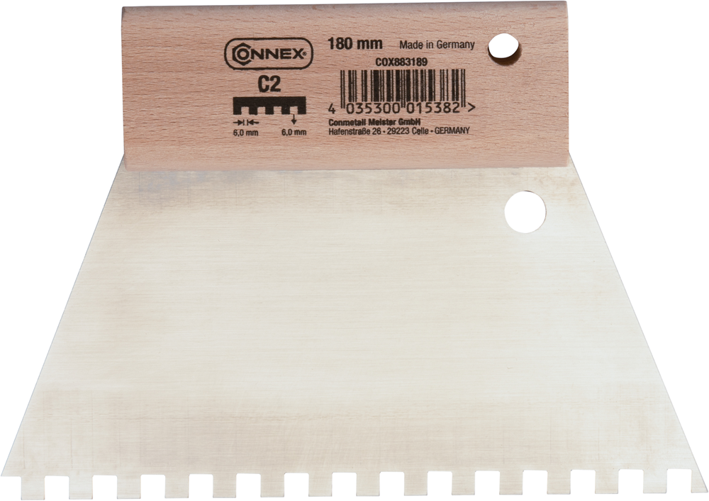 Peigne à colle Connex 180mm 6x6mm c2 - cox883189