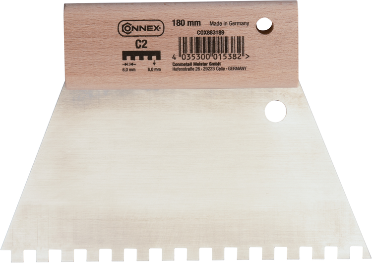 Peigne à colle Connex 180mm 6x6mm c2 - cox883189