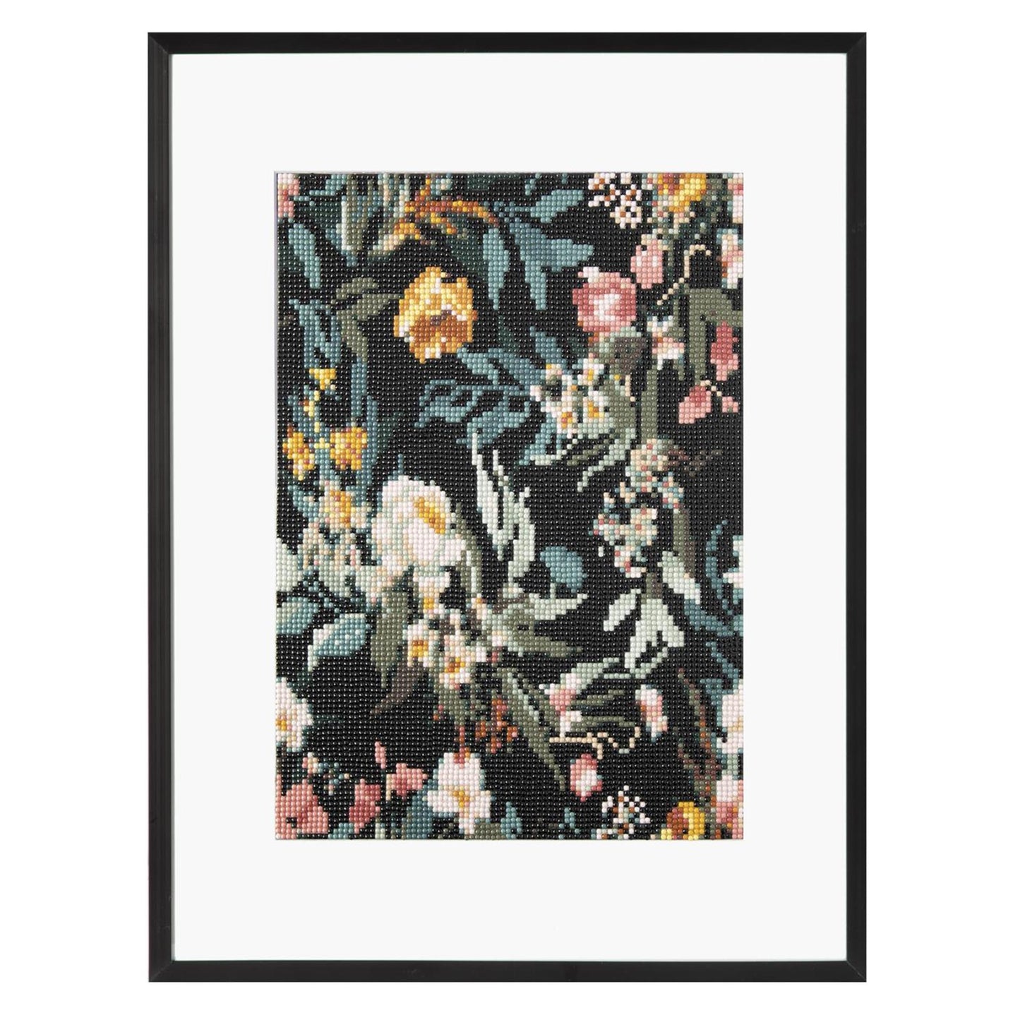 Craft id peinture diamant fleurs 30x40