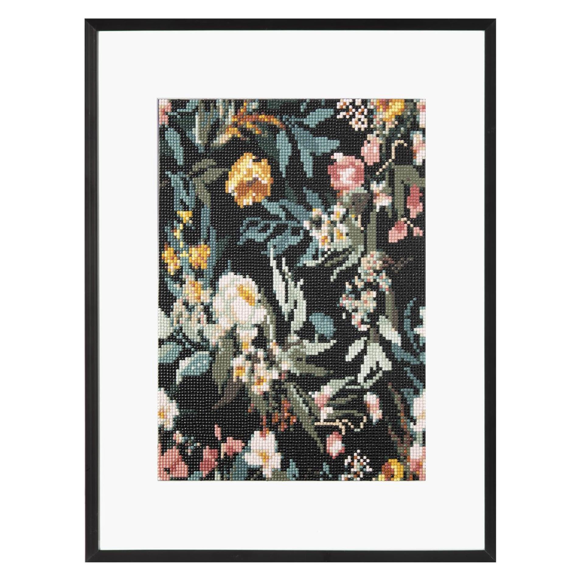 Craft id peinture diamant fleurs 30x40