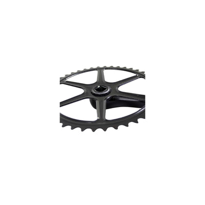 Pédalier 44t alu noir 3 32 plat