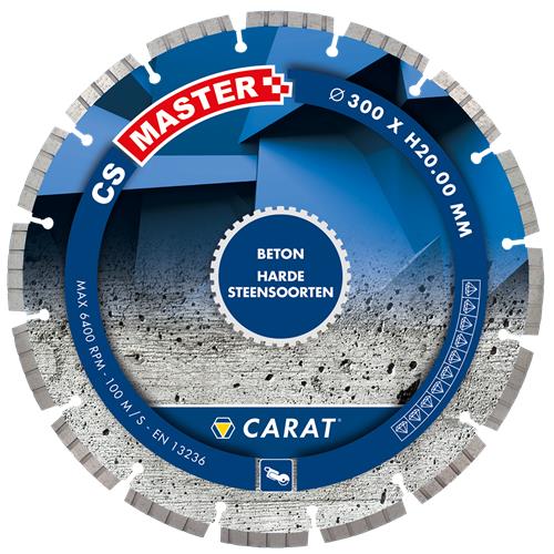 Lame de scie diamantée Carat ø350x20 cs master béton refroidie à l'eau