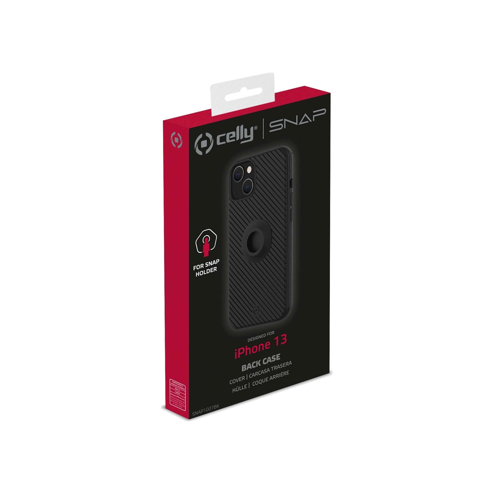 Coque porte-téléphone Celly Snap iPhone 13