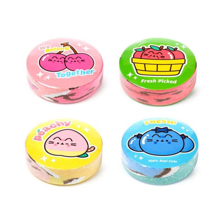 Pousser les fruits de chat serviette de voyage compacte