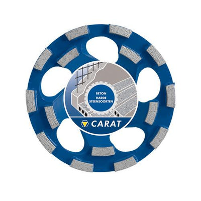 Tête de meulage Carat béton ø125x22,23 mm Dustec, cubd master