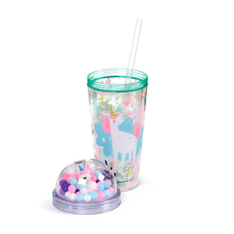 Tasse à double paroi de la magie de la licorne
